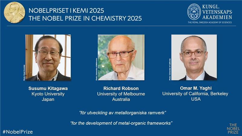 Apartments für Moleküle: Nobelpreis für drei Chemiker Die drei Nobelpreisträger im Überblick.