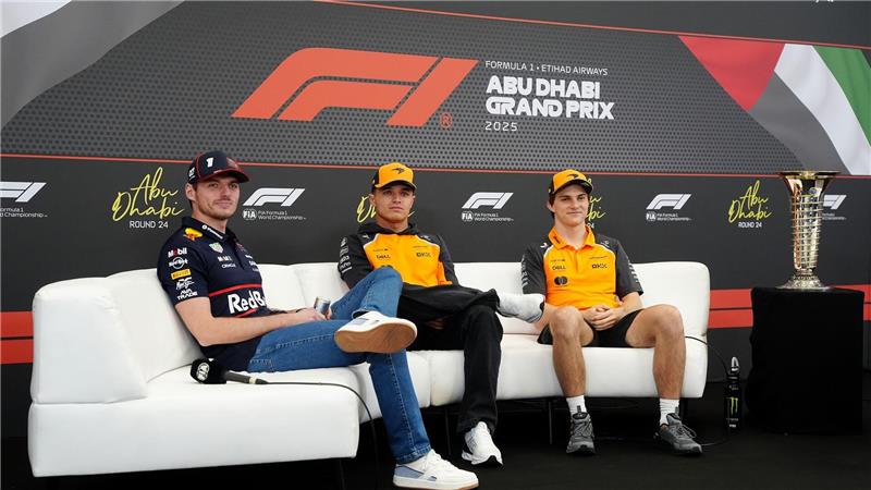 Die drei WM-Rivalen und der Pokal der Begierde. 