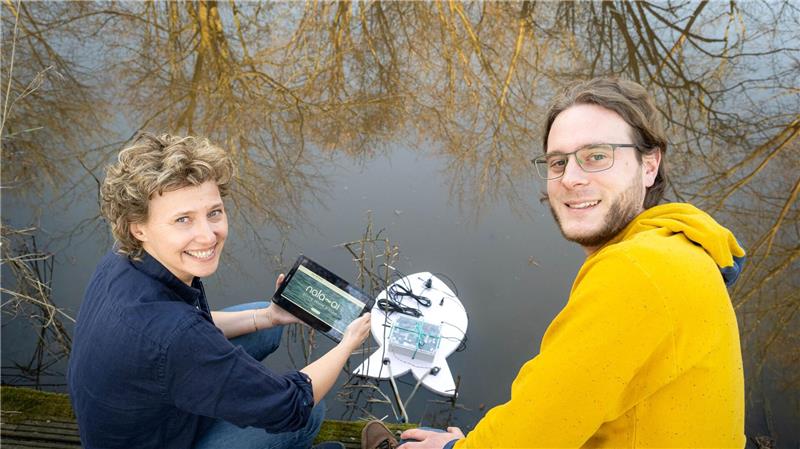 Aue im Fokus: Kann KI den belasteten Fluss retten? Die erhobenen Daten werden aktuell auf eine extra eingerichtete Website übertragen.