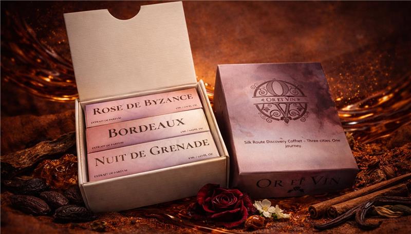 Parfums aus dem Harz: Wie Erinnerungen aus Syrien zu Düften werden Die erste Linie „The Silk Route“ mit drei Düften ist inspiriert von der historischen Seidenstraße.