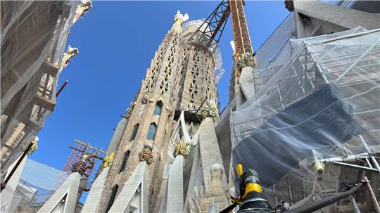 Sagrada Família nun höher als Ulmer Münster Die finale Bauphase beginnt nun. (Archivbild)