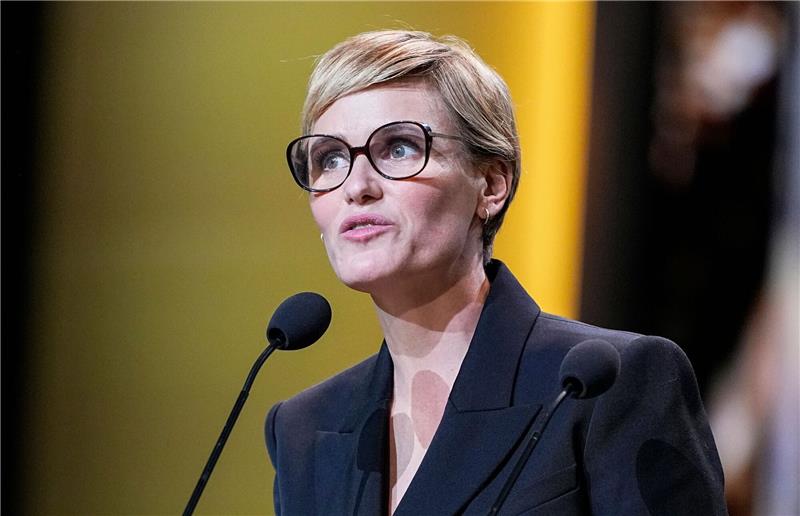 MeToo in Frankreich: Bricht die Kinowelt das Schweigen? Die französische Schauspielerin Judith Godrèche bei der César-Filmpreisvergabe in Paris.