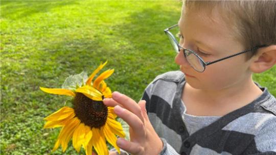 Die heimische Natur kennenlernen: Die Freiraum-Klasse der Schule am Harly ist praktisch jeden Tag draußen unterwegs