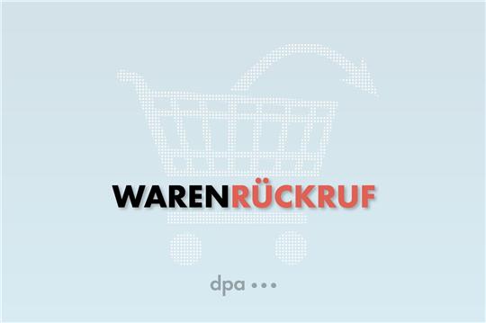 Die im Text genannte Ware wurde zurückgerufen.