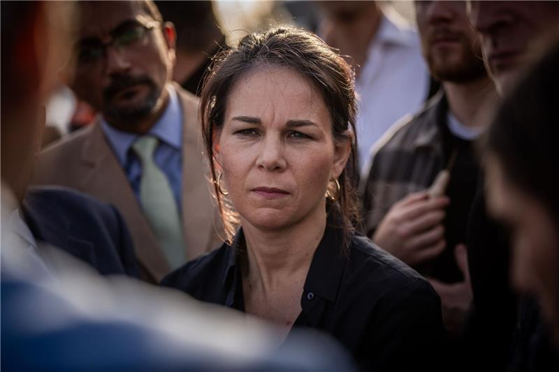 Baerbock: „Medizinisches Desaster” im Gazastreifen «Die israelische Armee muss mehr tun, um die Zivilistinnen und Zivilisten in Gaza zu schützen»: Annalena Baerbock.