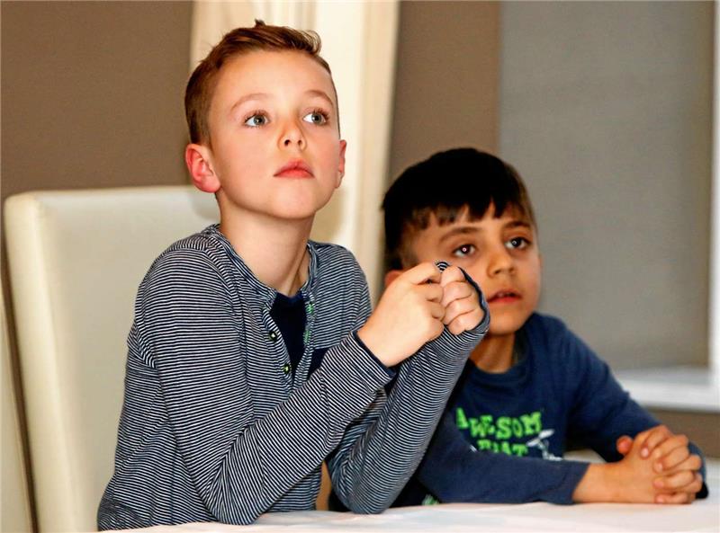 VfL Oker zieht das Traumlos Die jungen Fußballer blicken gespannt auf die Auslosung.
