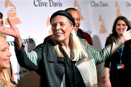Die kanadische Sängerin Joni Mitchell war bereits 18 Mal für einen Grammy nominiert.