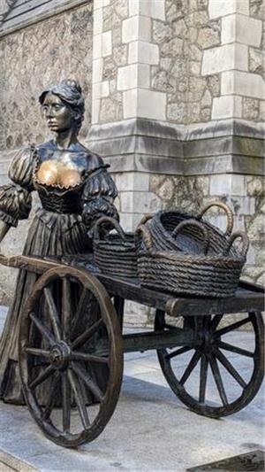 Abenteuer auf hoher See: Othfresener finden Inspiration in Irland Die legendäre Molly Malone gehörte zu den entdeckten Sehenswürdigkeiten.