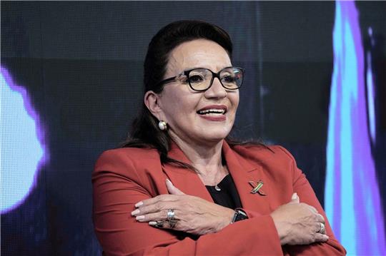 Die linke Präsidentin von Honduras, Xiomara Castro.
