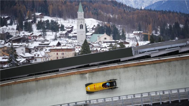 Die neue Bobbahn in Cortina war lange umstritten. (Archivbild)