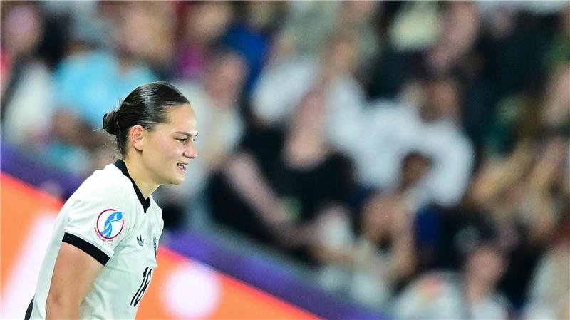 DFB-Team träumt vor Spanien-Kracher von „was ganz Großem“ Die neue Mittelstürmerin Giovanna Hoffmann.