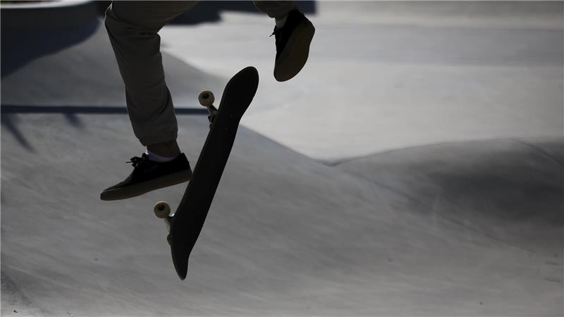 Die neue Skateranlage auf dem Multifunktionsplatz in der Von-Langen-Straße wird schon zum Start gut angenommen.
