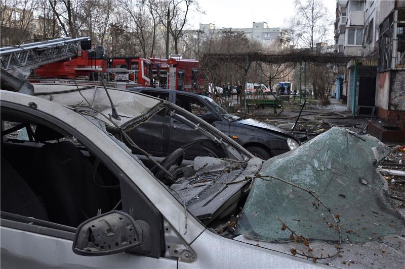 Krieg gegen die Ukraine: So ist die Lage Die russischen Raketen treffen wie hier in Saporischschja mit zerstörerischer Wucht.