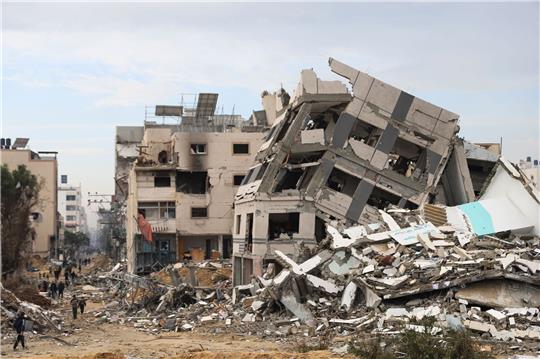 Die schweren Kämpfe im Gazastreifen dauern an.