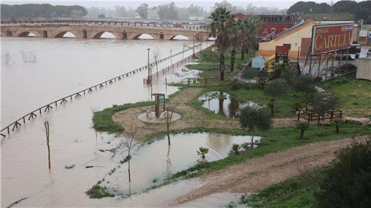 Die südspanische Provinz Cádiz war besonders von Starkregen betroffen.