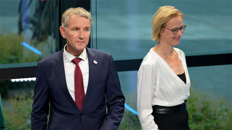Die thüringische BSW-Politikerin Katja Wolf steht für strikte Abgrenzung gegen die AfD. (Archivbild)