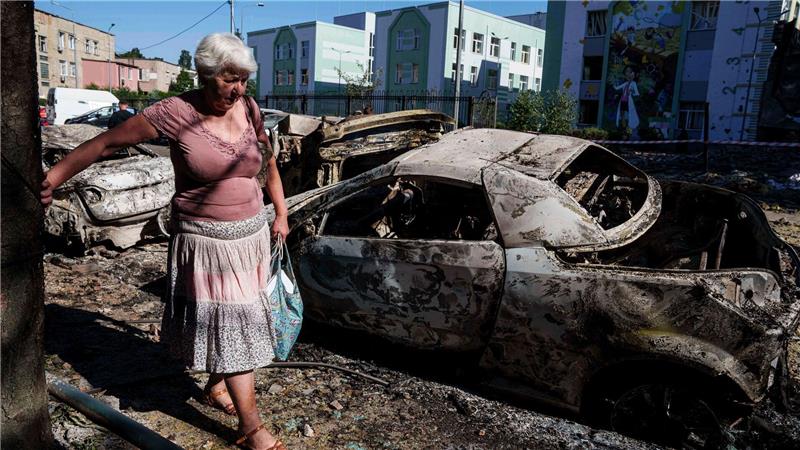 Die ukrainische Hauptstadt erlebt einen der schlimmsten Angriffe mit russischen Drohnen und Raketen.