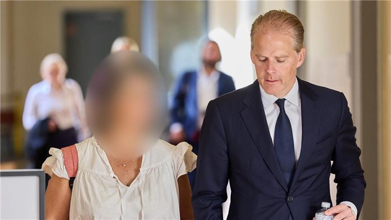 Die unter dem fiktiven Namen bekannte Zeugin „Olga“ erschien vor Gericht.