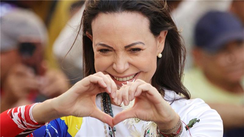 Die venezolanische Oppositionsführerin María Corina Machado. (Archivbild)