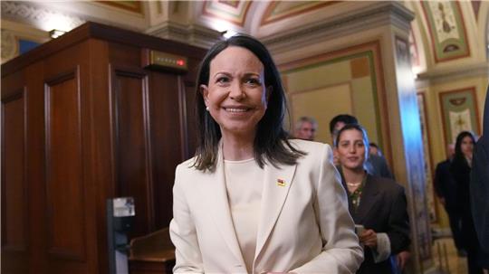 Die venezolanische Oppositionsführerin María Corina Machado ist um ein gutes Verhältnis zu Donald Trump bemüht. (Archivbild)