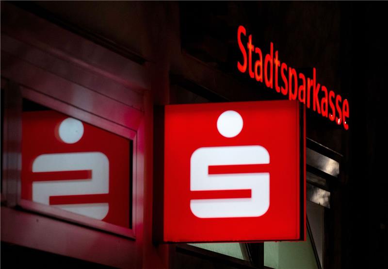Die Filiale einer Stadtsparkasse in München.