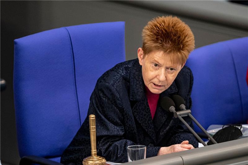 Pau bleibt Bundestagsvize Dienstälteste Vizepräsidentin des Bundestags: Petra Pau.
