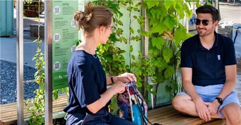 Stadt steckt 60.000 Euro in begrünte Bänke Diese Bild zeigt beispielhaft, wie die drei begrünten Bänke in Goslar aussehen könnten.