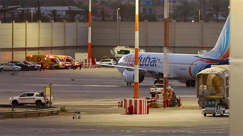 Diese Ersatzmaschine brachte die Passagiere nach Tel Aviv.