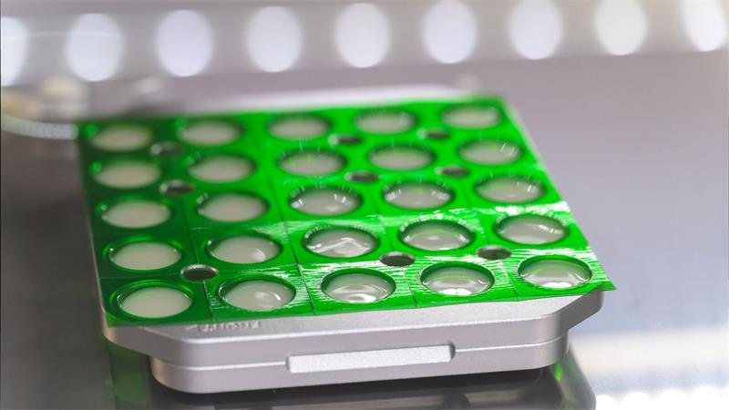 3D-Drucker stellt Kautabletten für schwer kranke Kinder her Diese Kautabletten wurden im 3D-Arzneimitteldrucker in der Apotheke des Klinikums Oldenburg hergestellt.