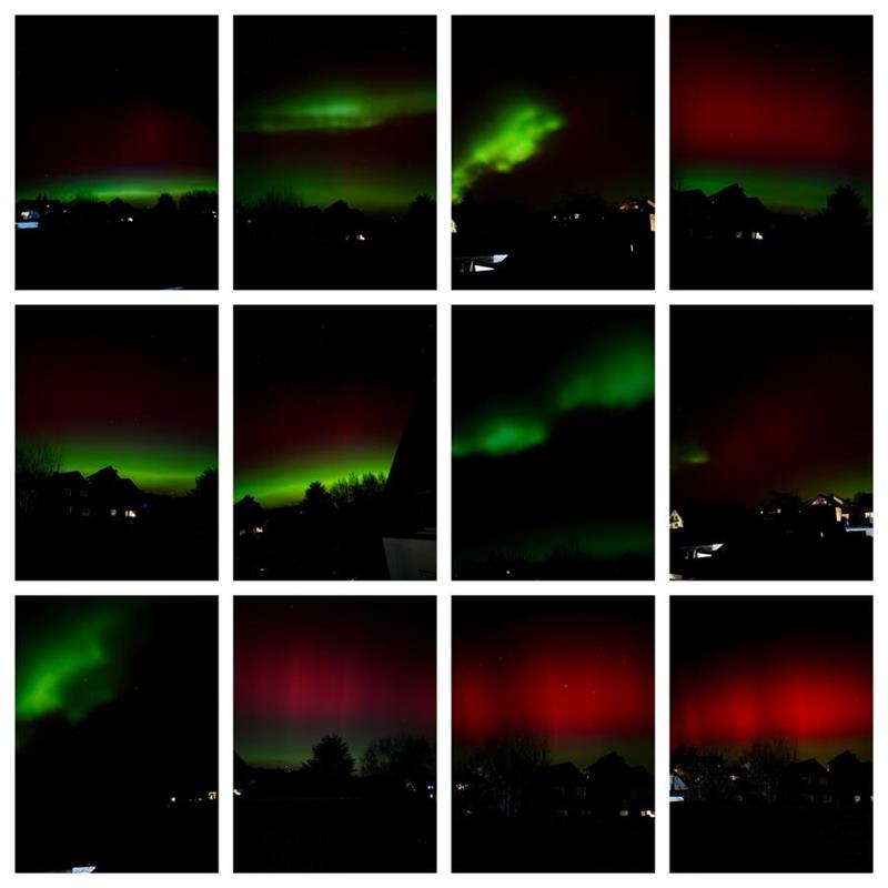 Diese Lichter hat Simone Lang über Langelsheim, am Steinweg gesehen.