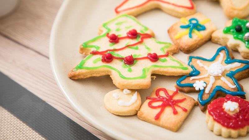 Diese Weihnachtsplätzchen sind himmlische Hingucker.
