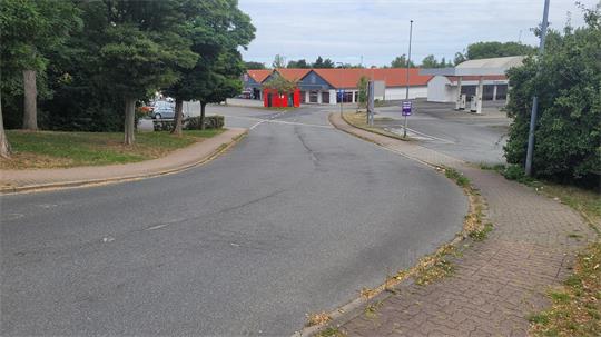 Eine Straße.