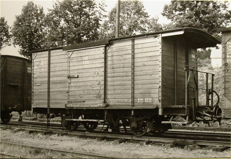 Dieses Bild zeigt eine historische Aufnahme des Waggons.