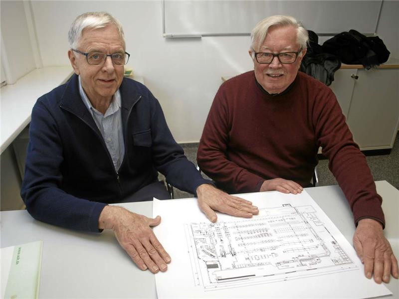 Dieter Söchtig (li.) und Ewald Ritter von der Werker-Stiftung.