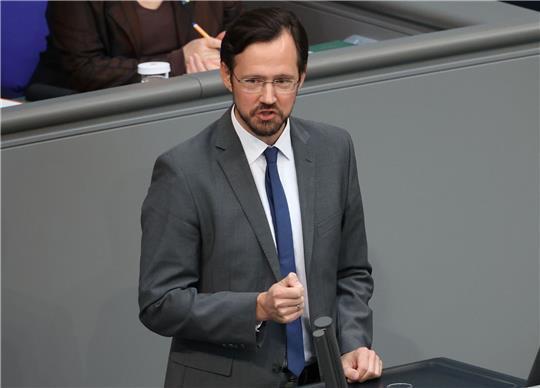 Dirk Wiese ist Vizefraktionsvorsitzender der SPD. Hier im Bundestag.