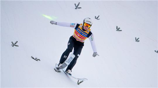 Domen Prevc war in der Qualifikation nicht so stark wie zuletzt.