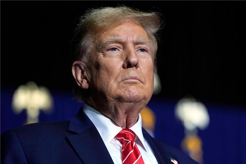 Donald Trump bei einer Wahlkampfveranstaltung im US-Bundesstaat Georgia. Er scheiterte dort mit seinem Antrag auf Verfahrenseinstellung.