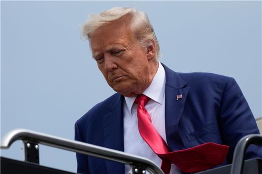 Donald Trump erschien am Donnerstag persönlich vor Gericht in Washington.