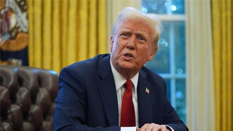 Kanada, Mexiko und China kontern US-Strafzölle Donald Trump macht seine Zoll-Drohungen wahr. (Archivbild)