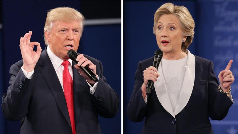 Donald Trump wurde 2016 zum ersten Mal zum US-Präsidenten gewählt - und setzte sich damals gegen Hillary Clinton durch. (Archivbild)