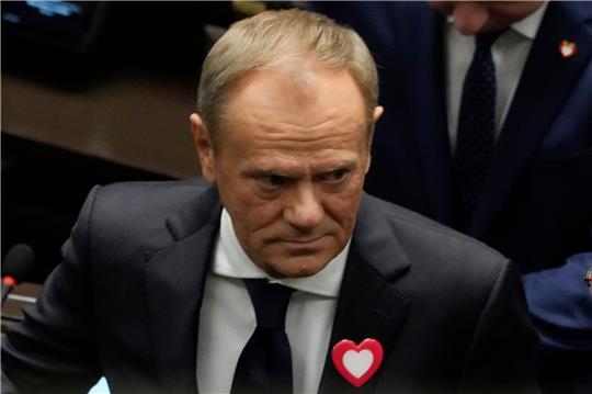 Donald Tusk, Vorsitzender der größten Oppositionspartei PO.