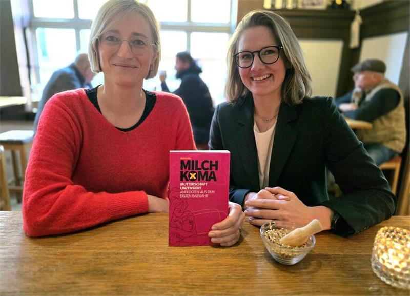 Das Ziel eines großen weiblichen Netzwerkes Donata Prietz (rechts) und Nadine Filko laden zum Weltfrauentag ins Brauhaus ein.