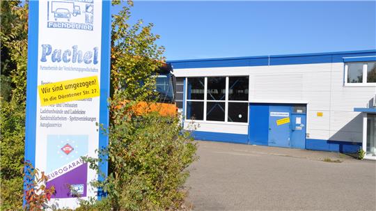 Doppelt benötigt: Der frühere Standort der Firma Pachel an der Langen Wanne soll eine Interimslösung für den Betriebshof und eine Dauerlösung für den Bevölkerungsschutz sein