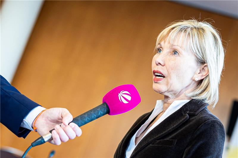 Doris Schröder-Köpf (SPD), Integrationsbeauftragte Niedersachsen, spricht.