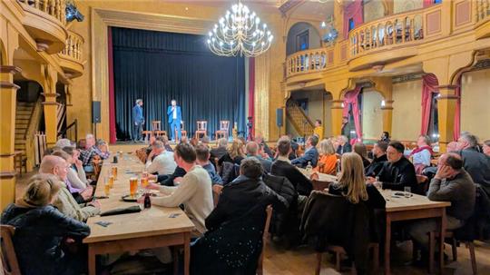 Dr. Constantin Weigel im Glück-Auf-Saal