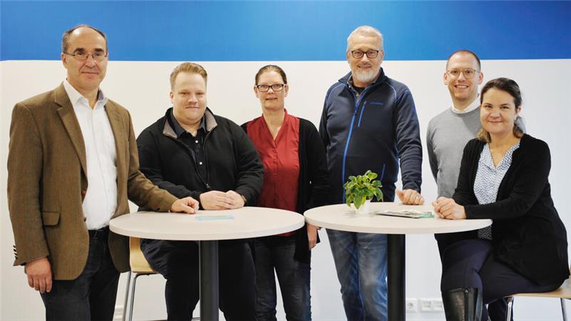 TU Clausthal und Wirego erweitern Kooperation Dr. Jörg Aßmann (v.l.), Simon Wolters, Anja Blümel, Mathias Liebing, Samet Kibar und Julia Lorenz wollen gemeinsam das Gründungspotenzial an der TU heben.