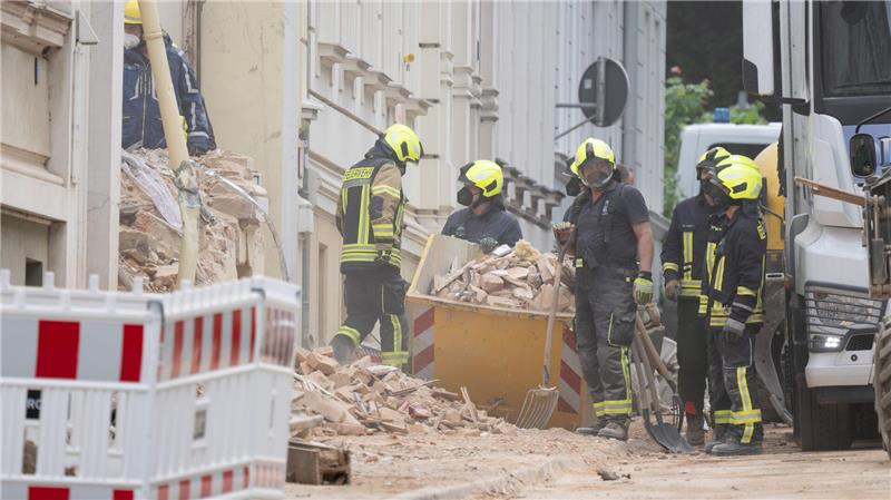Drei Leichen wurden nach dem Hauseinsturz in Görlitz geborgen.