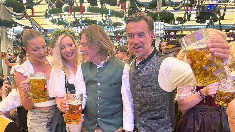Drews und Silbereisen feiern zusammen. 