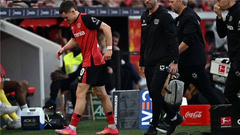 „Scheiß-Tag“: Bayer patzt und bangt um Wirtz Droht in der Champions League gegen Bayern München mit einer Fußverletzung auszufallen: Florian Wirtz.