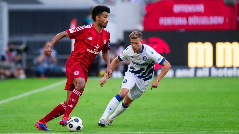 Düsseldorf bemühte sich beim 0:0 gegen Karlsruhe vergeblich um ein Tor. 